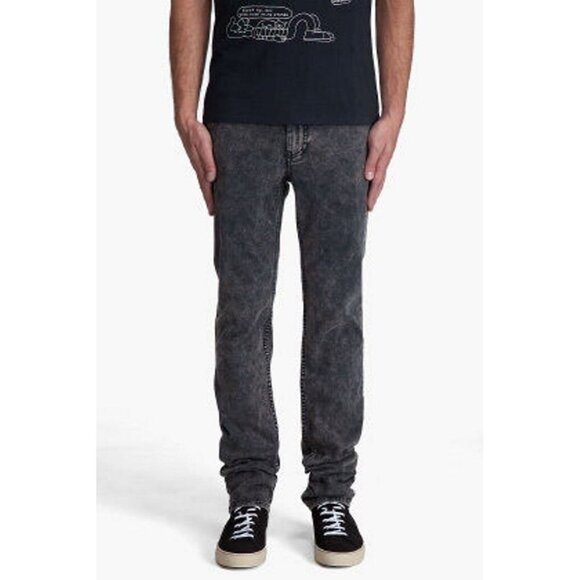 MARC by Marc Jacobs ORCHARD Black DENIM Jeans SLIM FIT Straight Leg 28 x 34